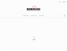 Tablet Screenshot of korzilius.de